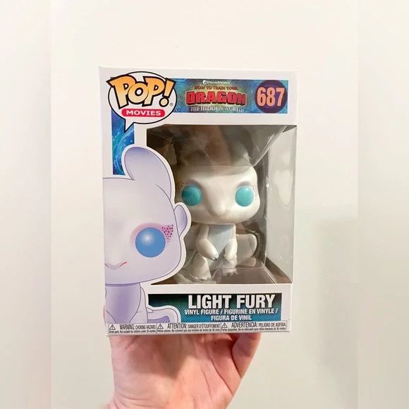 Funko Pop - Light Fury - How to Train Your Dragon The Hidden World - NIB - Picture 1 of 7